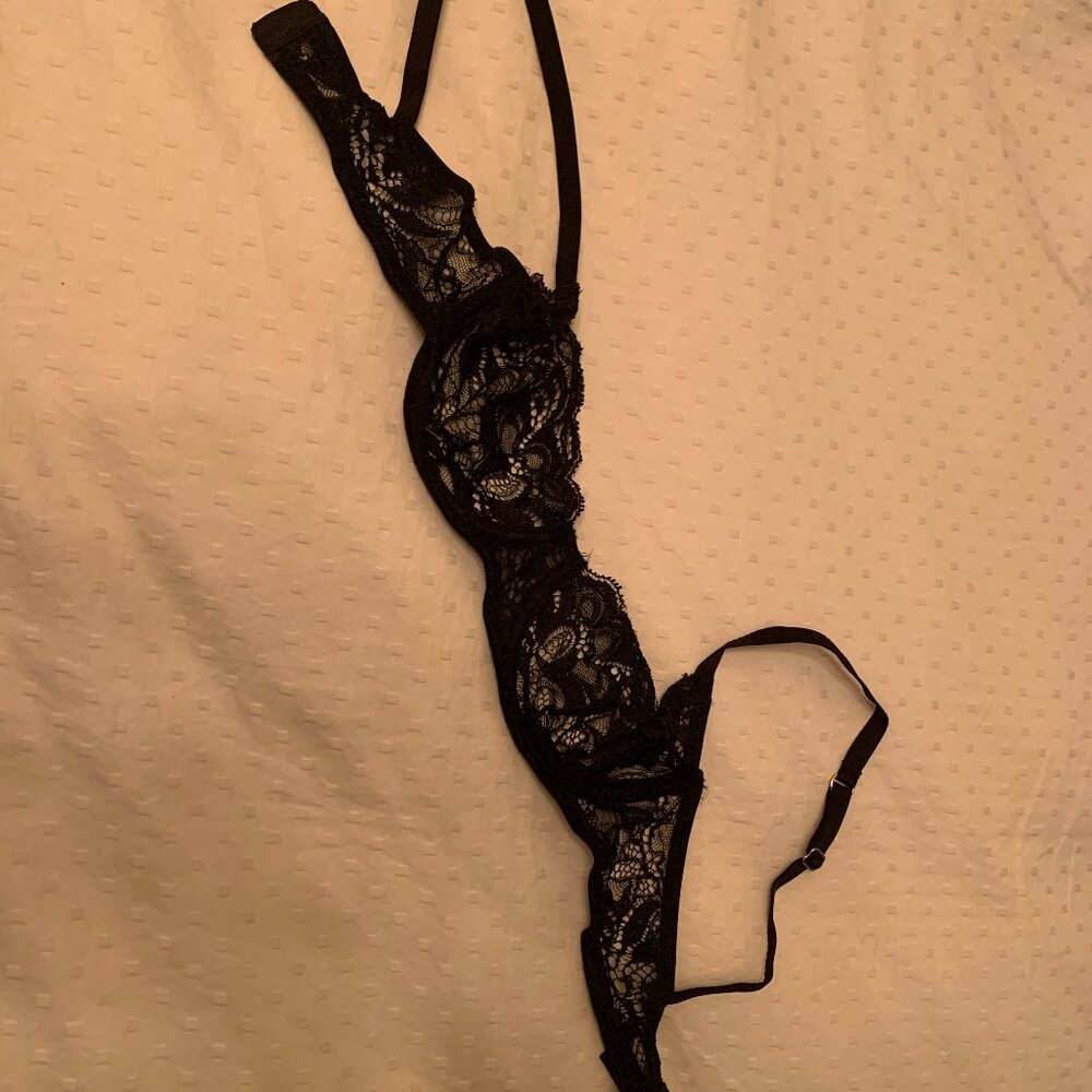 Jenna Leigh Unlined Bra - Black - 34B